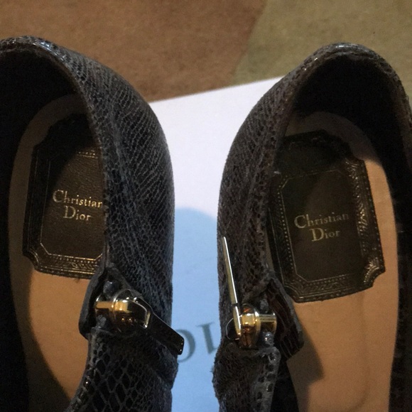 Dior booties: Black grey and taupe - Picture 3 of 7